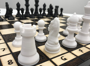 3D積層造形例：チェス